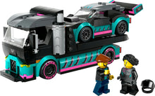 Load image into Gallery viewer, LEGO® City Race Car and Car Carrier - 60406