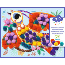 Load image into Gallery viewer, Djeco Pompoms Pictures - Shapes and Bobbles - NEW!