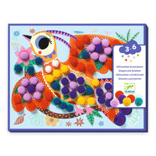Load image into Gallery viewer, Djeco Pompoms Pictures - Shapes and Bobbles - NEW!