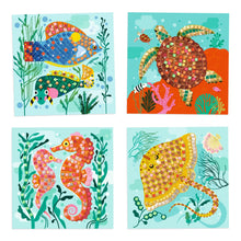Load image into Gallery viewer, Djeco Mosaics - Sea Creatures - BEST SELLER