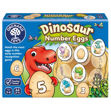 Load image into Gallery viewer, Dinosaur Number Eggs