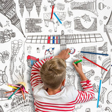 Load image into Gallery viewer, Great Britiain Colour-In Tablecloth / Giant Poster - NEW