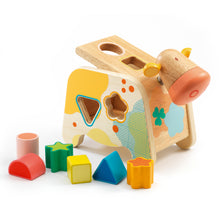Load image into Gallery viewer, Djeco Cachatou Wooden Shape Sorter - BEST SELLER