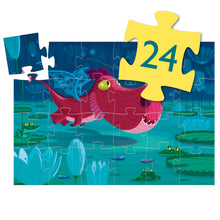 Load image into Gallery viewer, Djeco Puzzle - Edmond the Dragon - 24 Piece