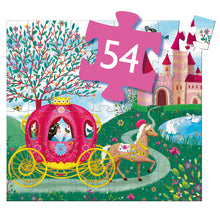 Load image into Gallery viewer, Djeco Puzzle Princess Elise's Carriage - 54 Piece