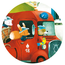 Load image into Gallery viewer, Djeco Puzzle - The Fire Truck 16 Pieces