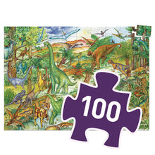 Load image into Gallery viewer, Djeco Observation Puzzle - Dinosaurs - BEST SELLER