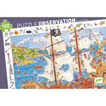 Load image into Gallery viewer, Djeco Observation Puzzle - Pirates