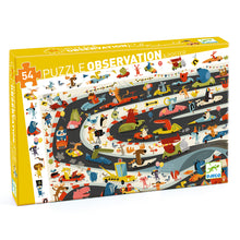 Load image into Gallery viewer, Djeco Observation Puzzle Car Rally