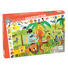Load image into Gallery viewer, Djeco Observation Puzzle - The Jungle