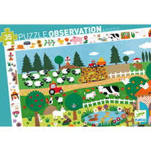 Load image into Gallery viewer, Djeco Observation Puzzle - The Farm