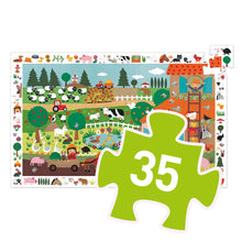 Load image into Gallery viewer, Djeco Observation Puzzle - The Farm