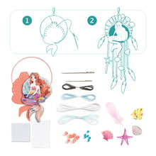 Load image into Gallery viewer, Djeco DIY Dreamcatcher to Create - Gentle Mermaid