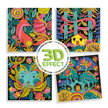Load image into Gallery viewer, Djeco 3D Colouring - Fantasy Forest