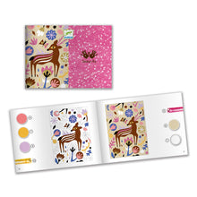 Load image into Gallery viewer, Djeco Coloured Sands and Glitter Art by Numbers - Woodland Wonderland - BEST SELLER