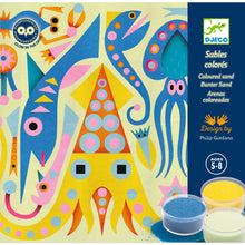 Load image into Gallery viewer, Djeco Coloured Sands Art by Numbers - Sea Lights - BEST SELLER