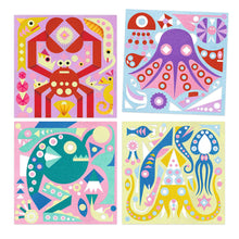 Load image into Gallery viewer, Djeco Coloured Sands Art by Numbers - Sea Lights - BEST SELLER