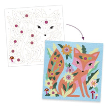 Load image into Gallery viewer, Djeco Coloured Sands Art by Numbers - Garden Lights - BEST SELLER