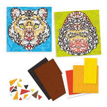Load image into Gallery viewer, Djeco Mosaics - Tiger - Art by Numbers