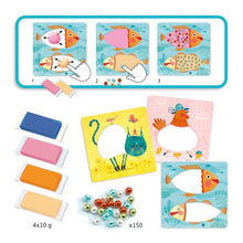 Load image into Gallery viewer, Djeco Mosaics with Beads and Modelling Clay - Bead Fish