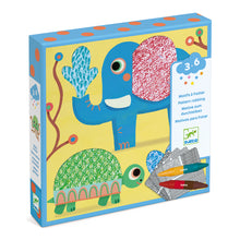 Load image into Gallery viewer, Djeco Pattern Rubbing Magali's Friends