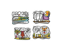 Load image into Gallery viewer, Djeco Velvet Colouring - Animals of the Savannah
