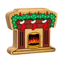 Load image into Gallery viewer, Natural Fireplace with Stockings