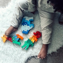 Load image into Gallery viewer, 1-5 Elephant Jigsaw Puzzle