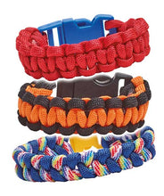 Load image into Gallery viewer, Outdoor Adventure Paracord Wristbands - BEST SELLER