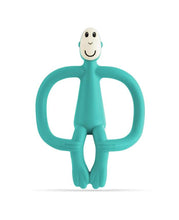 Load image into Gallery viewer, Matchstick Monkey Teething Toy - Turquoise Green