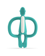 Load image into Gallery viewer, Matchstick Monkey Teething Toy - Turquoise Green