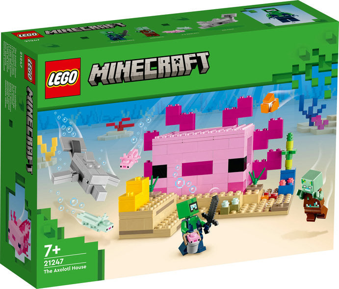 LEGO® Minecraft™ The Axolotl House - 21247 - NEW!