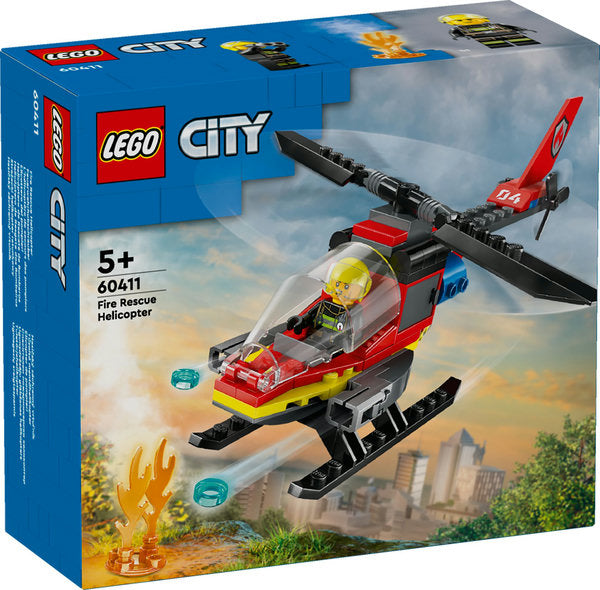 LEGO® City Fire Rescue Helicopter 60411