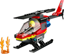 Load image into Gallery viewer, LEGO® City Fire Rescue Helicopter 60411
