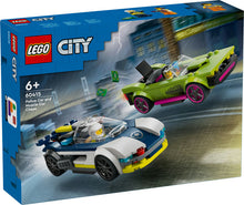 Load image into Gallery viewer, LEGO® City Police Car and Muscle Car Chase 60415
