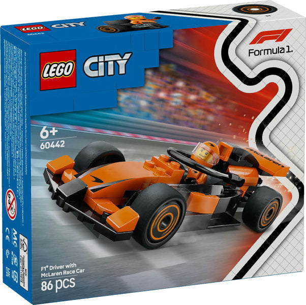 LEGO® City F1 Driver with McLaren Race Car - 60442