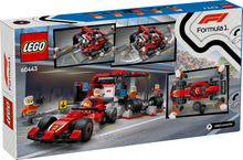 Load image into Gallery viewer, LEGO® City  F1® Pit Stop &amp; Pit Crew with Ferrari Car - 60443
