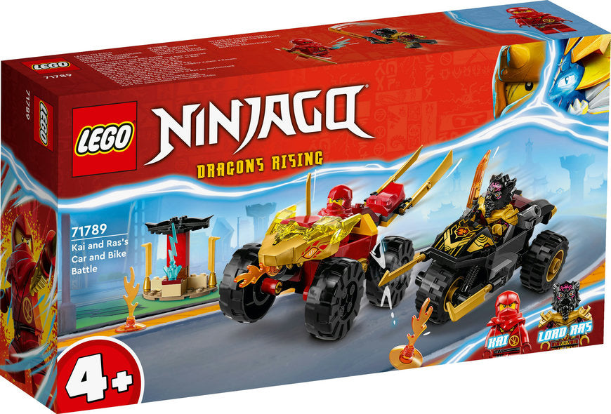 LEGO® NINJAGO® Kai and Ras's Race Car and Bike - 71789