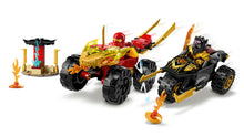 Load image into Gallery viewer, LEGO® NINJAGO® Kai and Ras&#39;s Race Car and Bike - 71789

