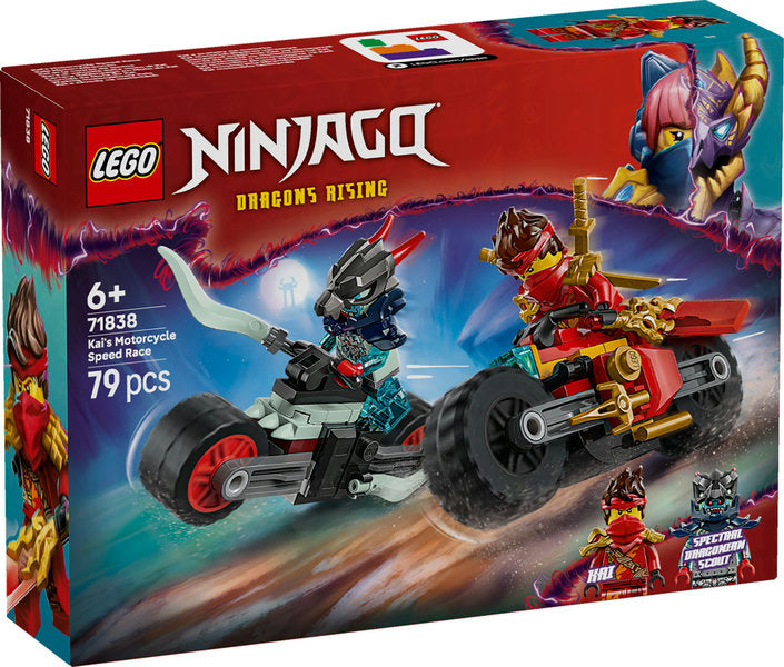 LEGO® NINJAGO® Kai's Motorcycle Speed Race - 71838 - NEW!