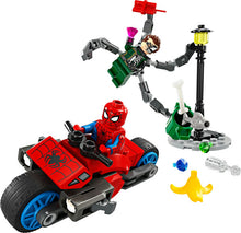 Load image into Gallery viewer, LEGO® Marvel Motorcycle Chase: Spiderman v Doc Ock - 76275
