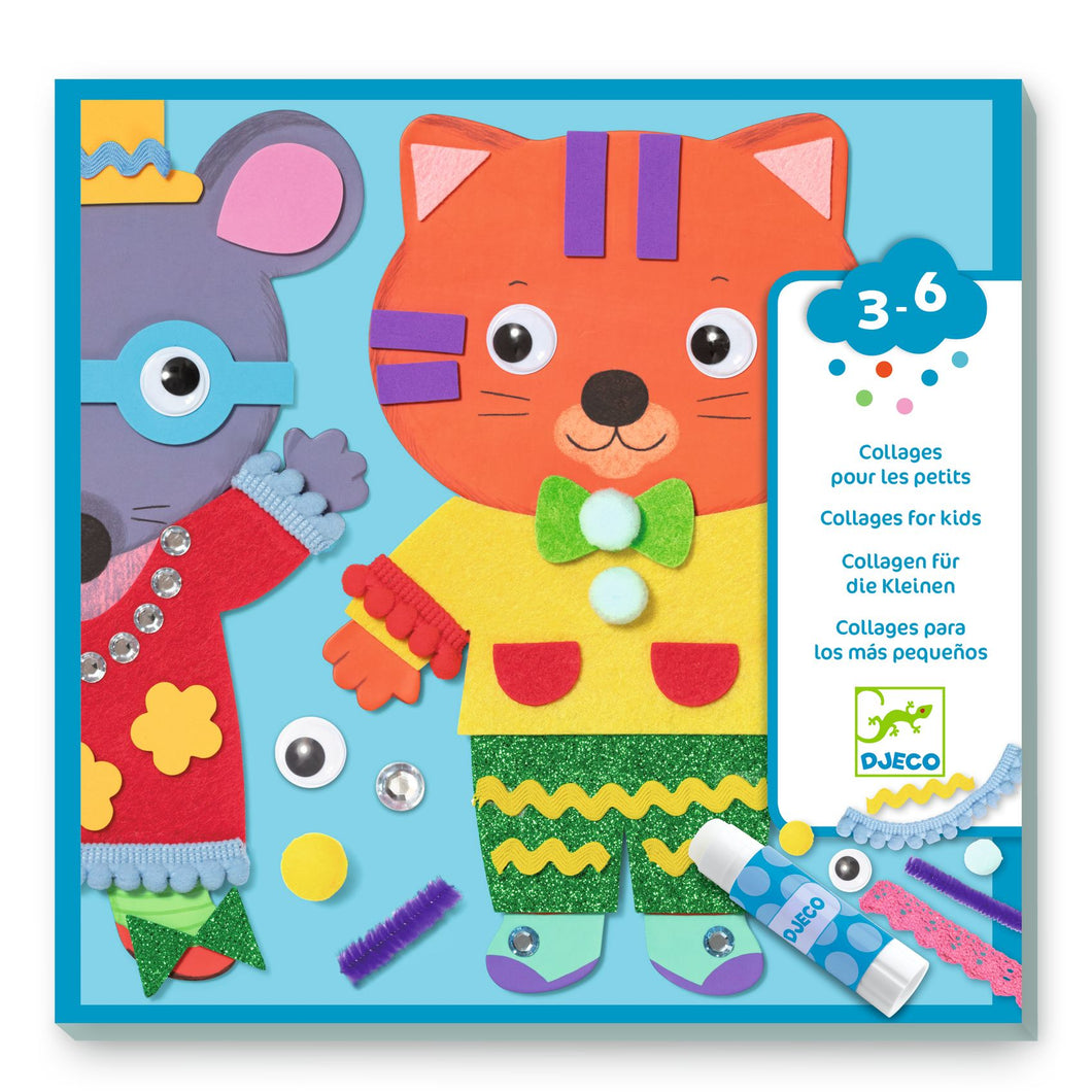 Djeco Collage for Kids - Little Sweethearts - NEW!