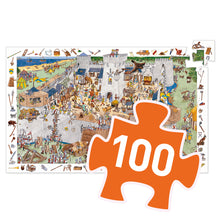 Load image into Gallery viewer, Djeco Observation Puzzle Fortified Castle
