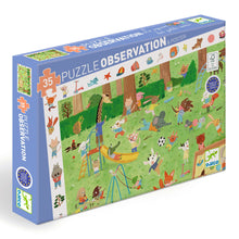 Load image into Gallery viewer, Djeco Observation Puzzle - Little Friends Garden
