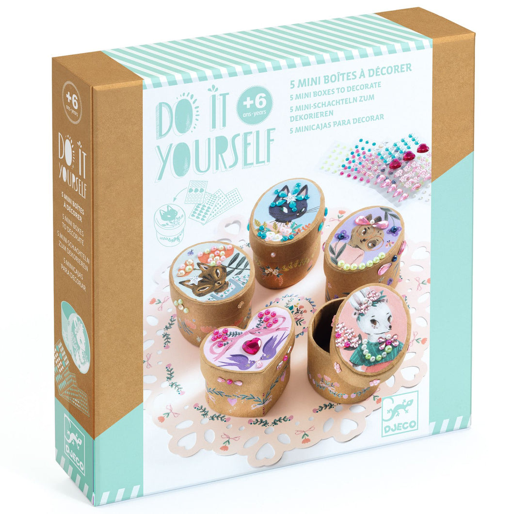 Djeco DIY - 5 Mini Boxes to Create - Adorable