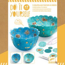 Load image into Gallery viewer, Djeco DIY - 2 Paper Bowls to Create - In the Sea
