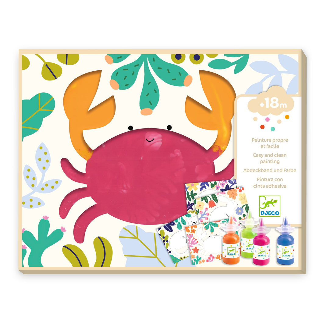 Djeco Painting for Little Ones - Squirt and Spread Oceans - BEST SELLER