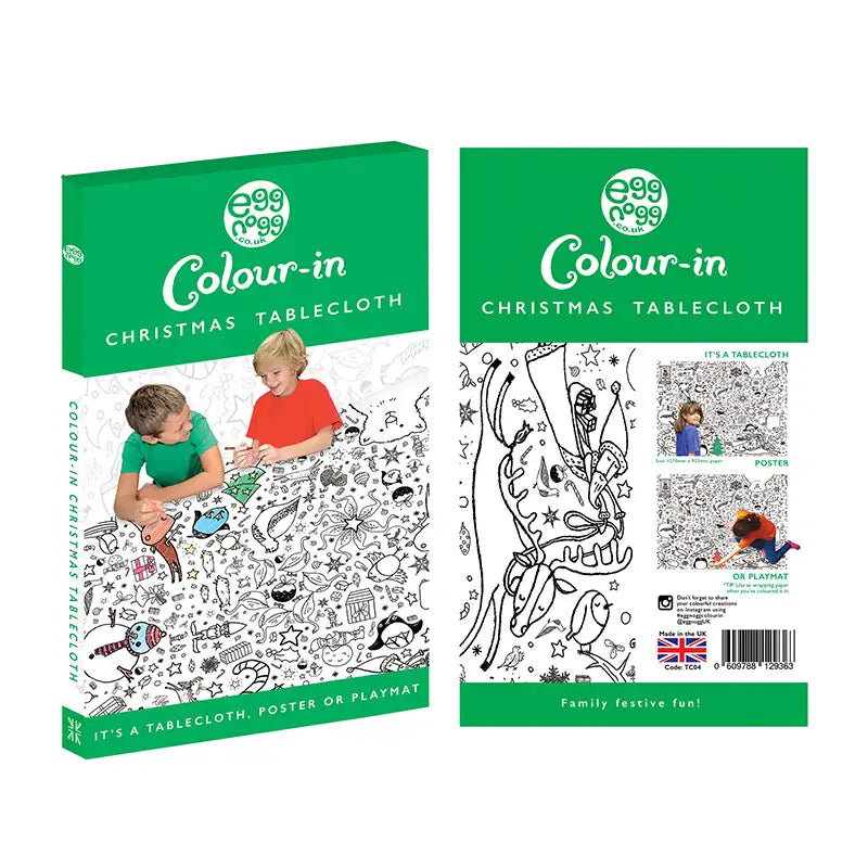 Christmas Colour-In Tablecloth / Giant Poster