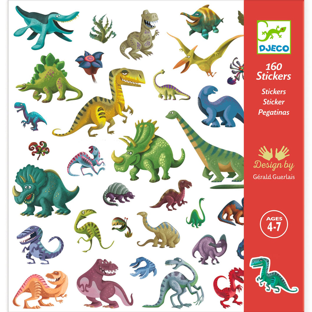 Djeco 160 Stickers- Dinosaurs