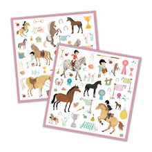 Load image into Gallery viewer, Djeco 160 Stickers- Horses
